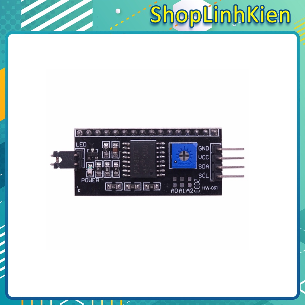 Module chuyển đổi I2C cho LCD1602/ 1604/ 2004 Loại Tốt