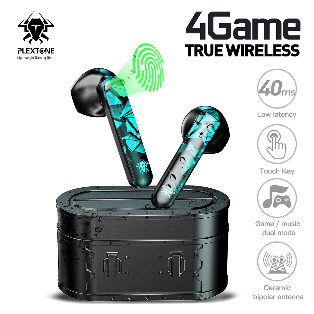 Tai nghe bluetooth plextone 4game phiên bản 2021,độ trễ 40ms,bluetooth 5.1 chơi game cực tốt