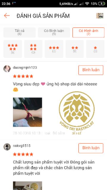 Vòng tay Rastacla Limited [12 mẫu][Tặng Box Tag+Móc Khóa]