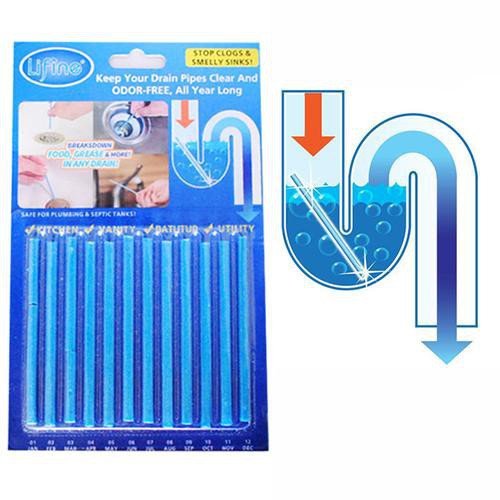 Que Thả Tự Tiêu Sani Sticks Thông Tắc Cống - Vỉ 12 Que