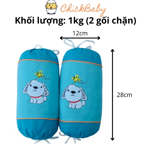 Bộ gối chặn cho bé sơ sinh Hàng Đẹp ruột vỏ đỗ giúp ngủ ngon - ChickBabyShop