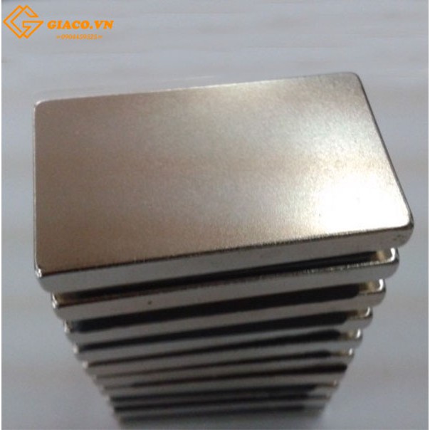 Nam châm chữ nhật 40*20*2mm(5 viên)