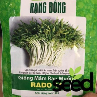 Hạt Giống Mầm Rau Muống, Rau Mầm 100 Gram
