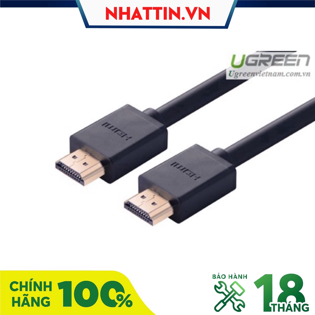 Cáp HDMI cao cấp hỗ trợ Ethernet + 4k 2k HDMI chính hãng Ugreen - Phân Phối Chính Hãng
