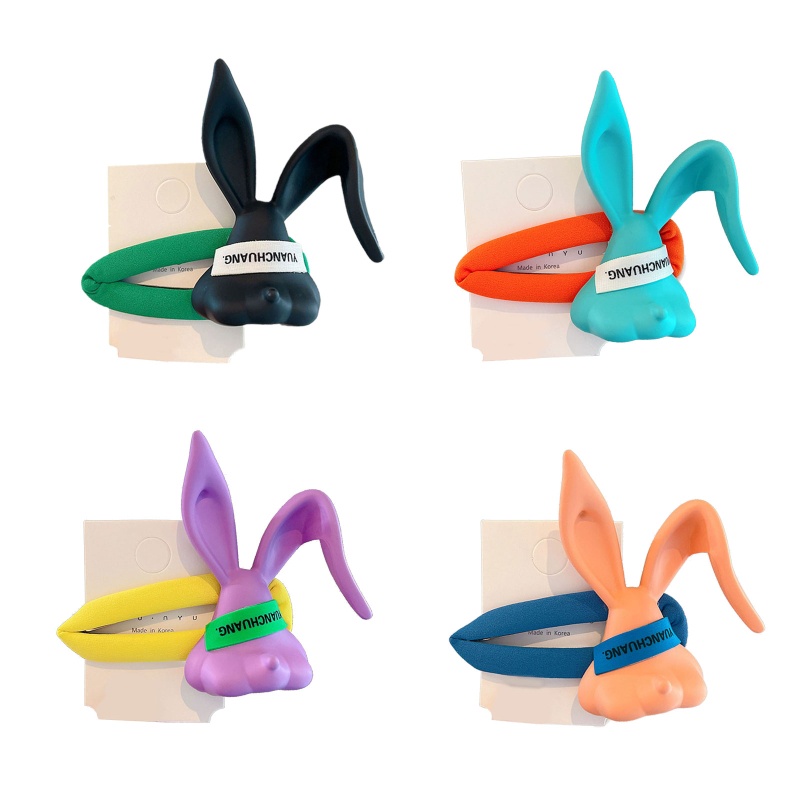 Kẹp Tóc Hình Thỏ Màu Macaron Ngọt Ngào Cho Nữ