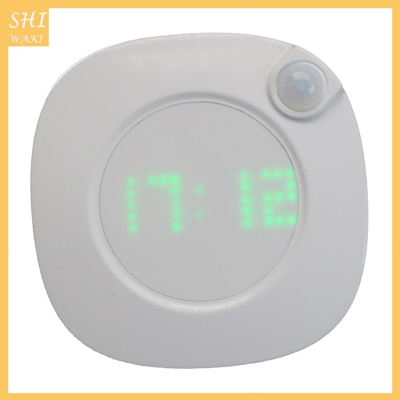 Đồng Hồ Treo Tường Có Đèn Led Cảm Biến Chuyển Động Cơ Thể Người Dùng Cho Phòng Ngủ Phòng Tắm