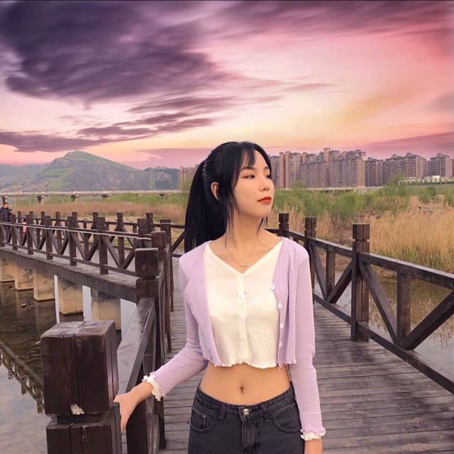 Sẵn Áo cardigan croptop may đúp 2 lớp Quảng Châu | BigBuy360 - bigbuy360.vn