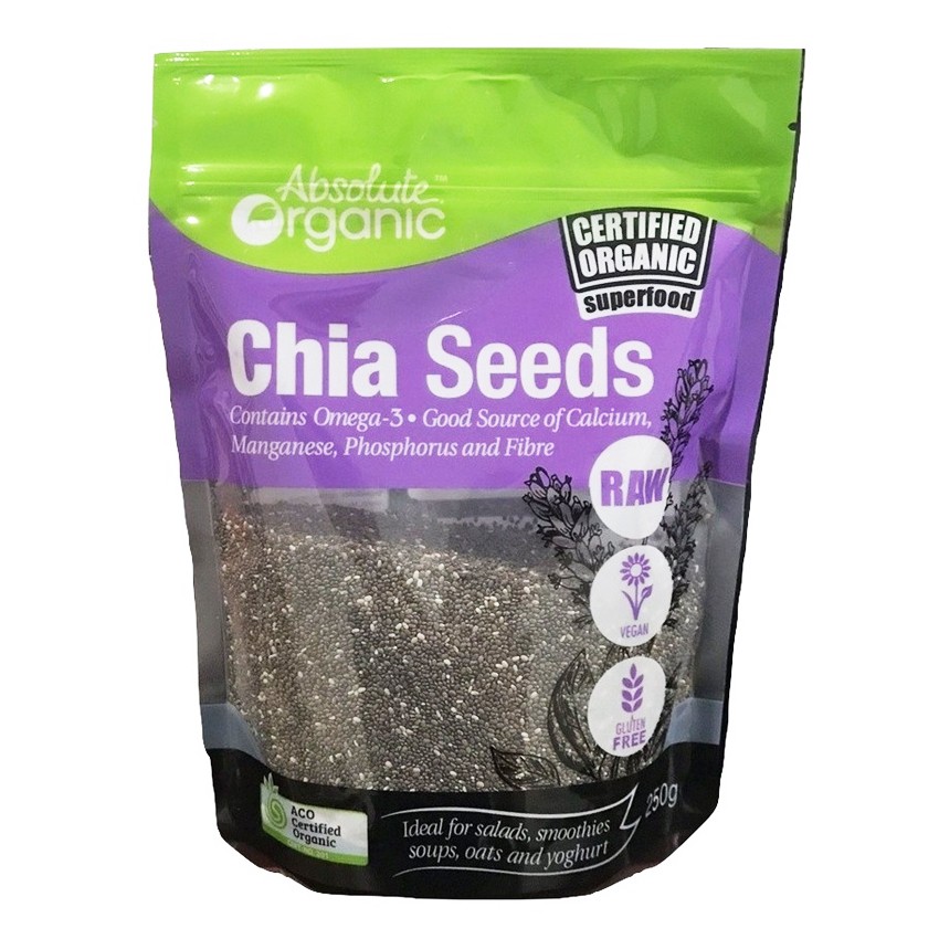 [Chính hãng] Hạt Chia Organic Absolute Úc (250g)