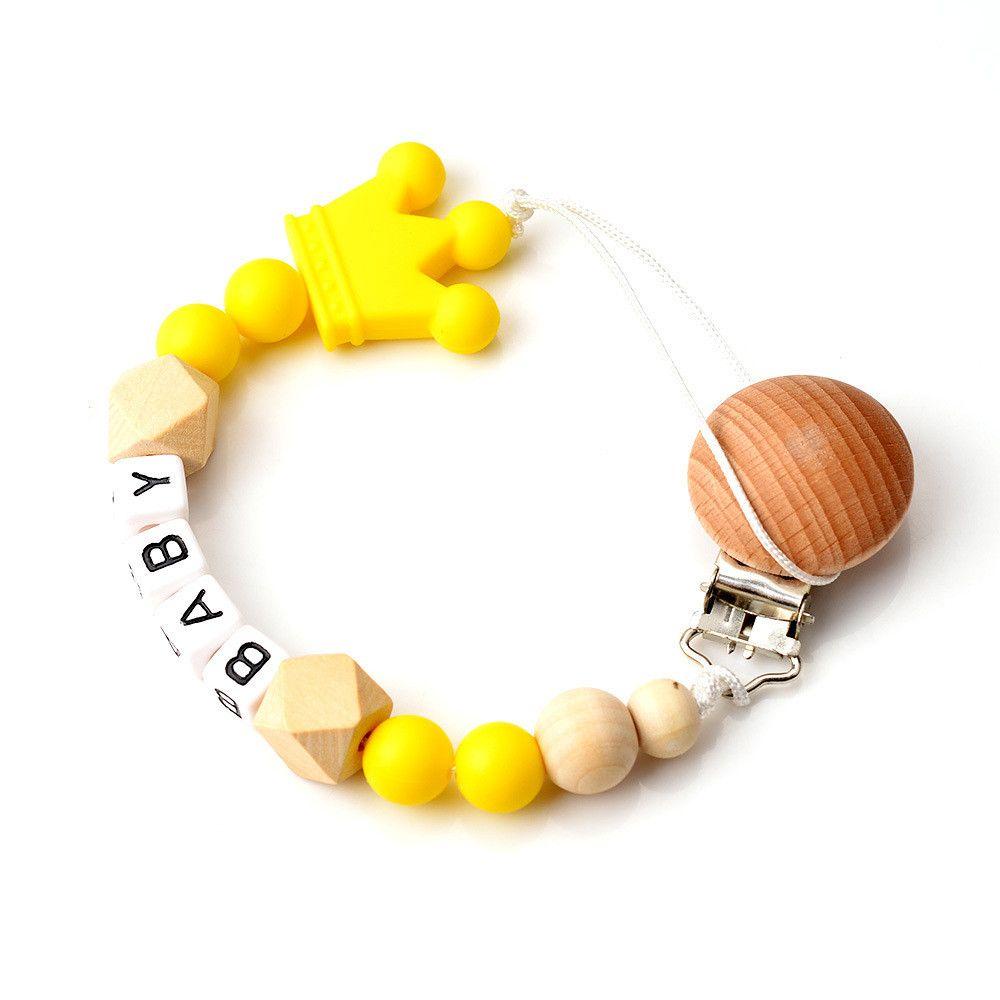 Layor1 Kẹp Núm Vú Giả Bằng Silicon Hình Vương Miện Hoạt Hình Chuỗi Hạt