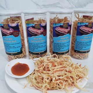 FreeShip 50K 300gram Mực xé hấp nước cốt dừa Bena Food loại 1 + Hình Thật