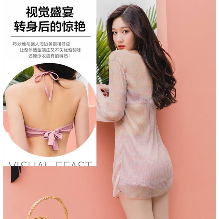 Bộ Đồ Bơi Ba Mảnh Che Phủ Ngực Và Bụng Kín Đáo Cho Nữ 2021 | BigBuy360 - bigbuy360.vn