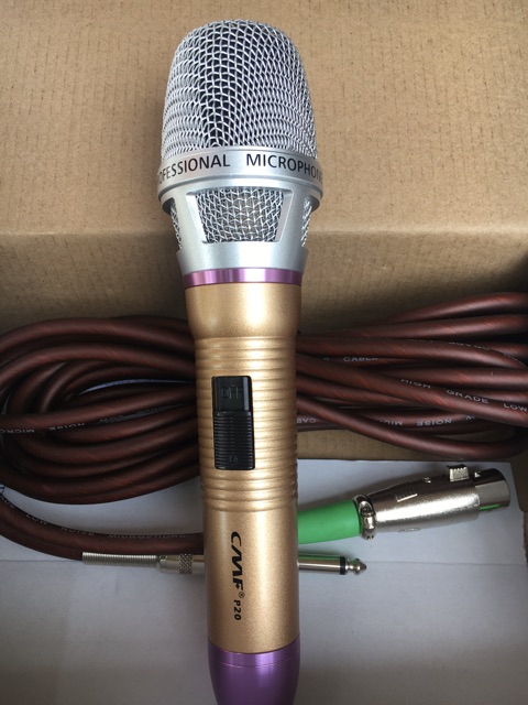 [Mã ELHACE giảm 4% đơn 300K] MICRO KARAOKE CMF P20.MICRO CÓ DÂY KARAOKE CHUYÊN NGHIỆP.