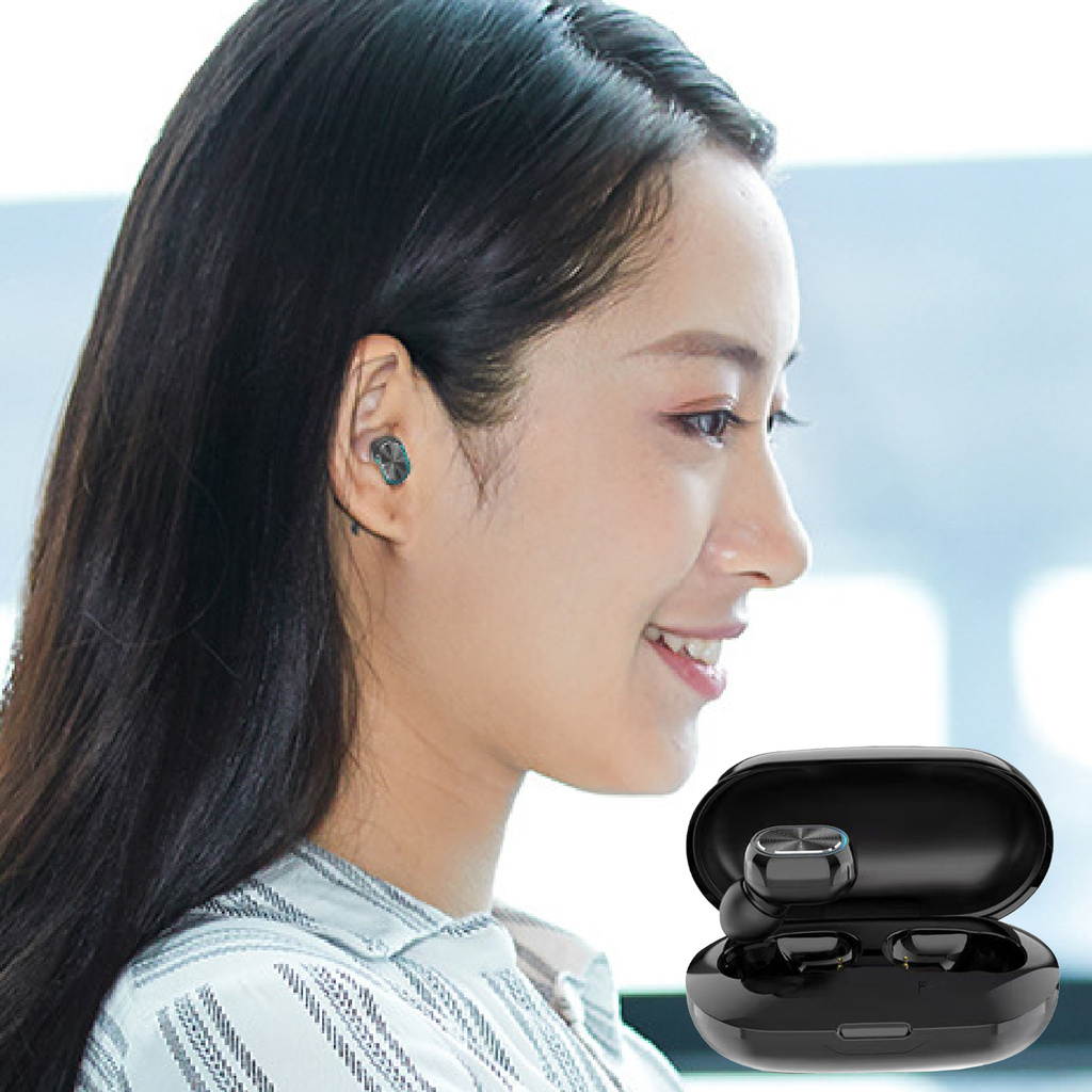 Tai Nghe Nhét Tai Không Dây Bluetooth 5.1 Mini Cho Điện Thoại