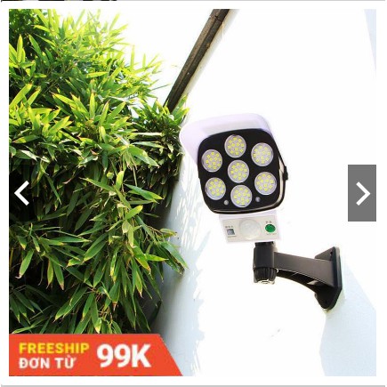 Đèn Năng Lượng Mặt Trời JD-2178T Giả Giống Camera Giám Sát Ngoài Trời Chống Trộm|| Tự động sáng khi trời tối và khi có n