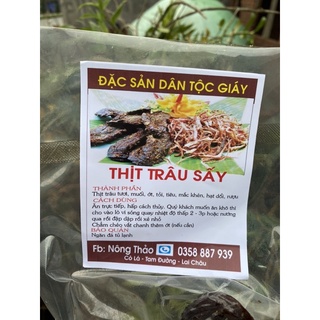 thịt trâu sấy dân tộc Giáy gói 500g