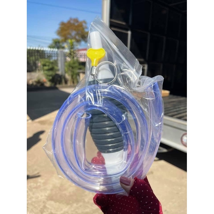Bộ dụng cụ bơm hút chất lỏng đa năng + Kèm 1m dây nước, bơm tay dùng thay nước bể cá, hút xăng dầu tiện lợi | TP025
