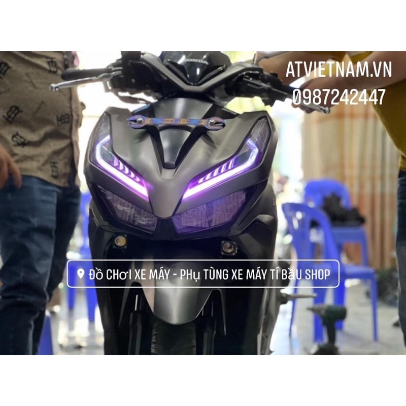 Audi Demi i8 hiệu ứng cho Vario 125/ 150 - bảng mạch chỉnh app 7 màu