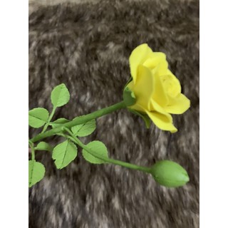 Cành Hoa hồng đất sét handmade