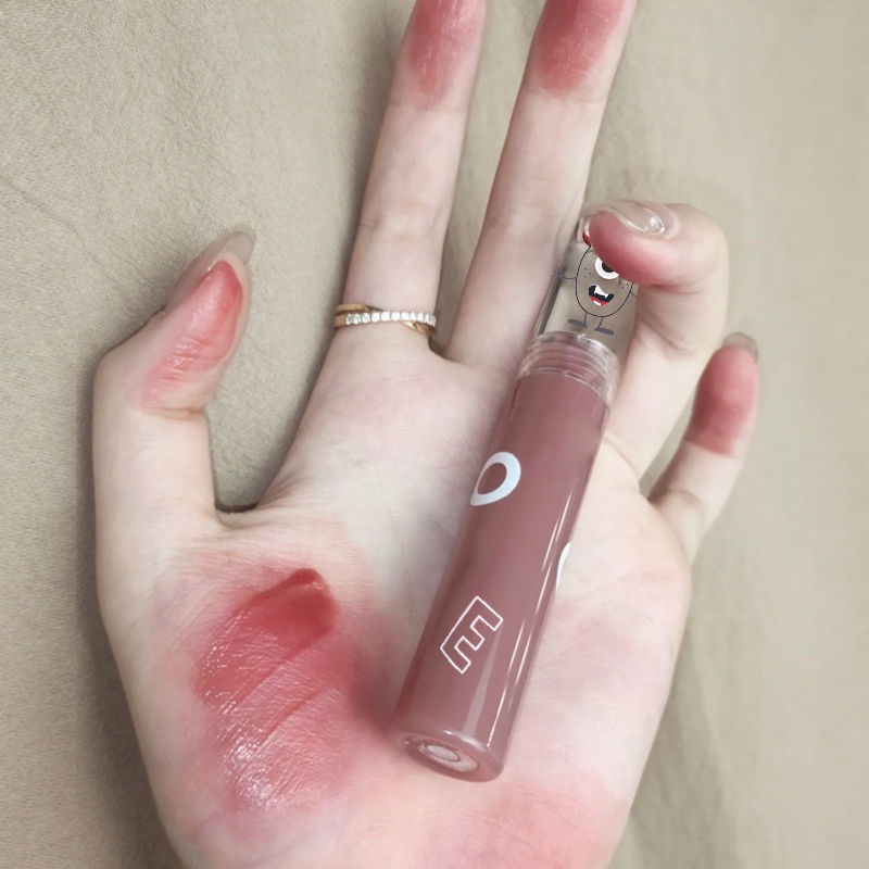 Son kem bóng Herorange dưỡng ẩm thiết kế vỏ in hình quái vật độc đáo thời trang