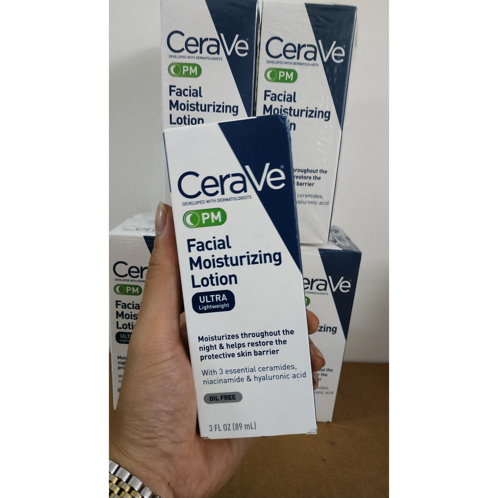 Kem dưỡng ẩm ban đêm CeraVe Facial Moisturizing Lotion (PM)