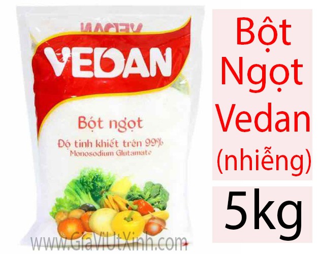 [CHÍNH HÃNG] BỘT NGỌT VEDAN 5KG - MONOSODIUM GLUTAMATE