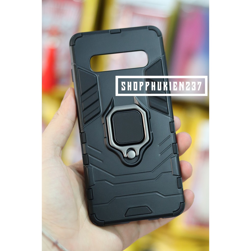 [Freeship toàn quốc từ 50k] ỐP LƯNG SAMSUNG GALAXY S10 PLUS , S10 ỐP CHỐNG SỐC IRONMAN VER 3 KÈM NHẪN CAO CẤP