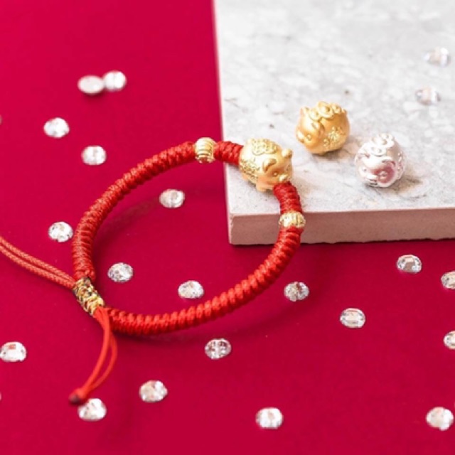 Charm heo bạc size mini -Minh Tâm Jewelry