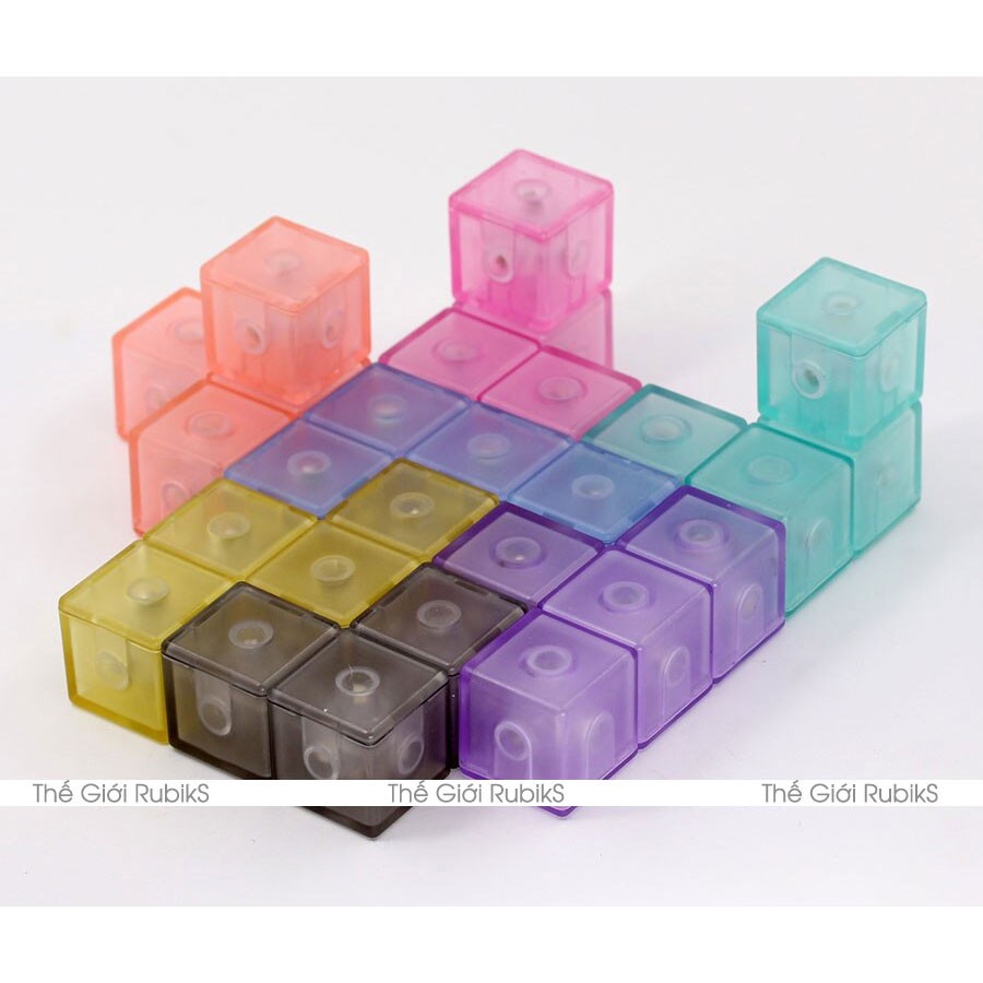 [người bán địa phương] Rubik Magnetic Blocks QiYi MoYu YJ Nam Châm Building Biến Thể Thể Rubic 3x3 Cube