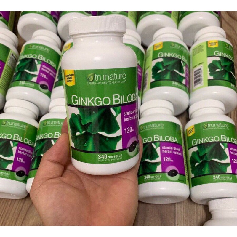 Viên Uống Bổ Não Trunature Ginkgo Biloba 340V - Mỹ