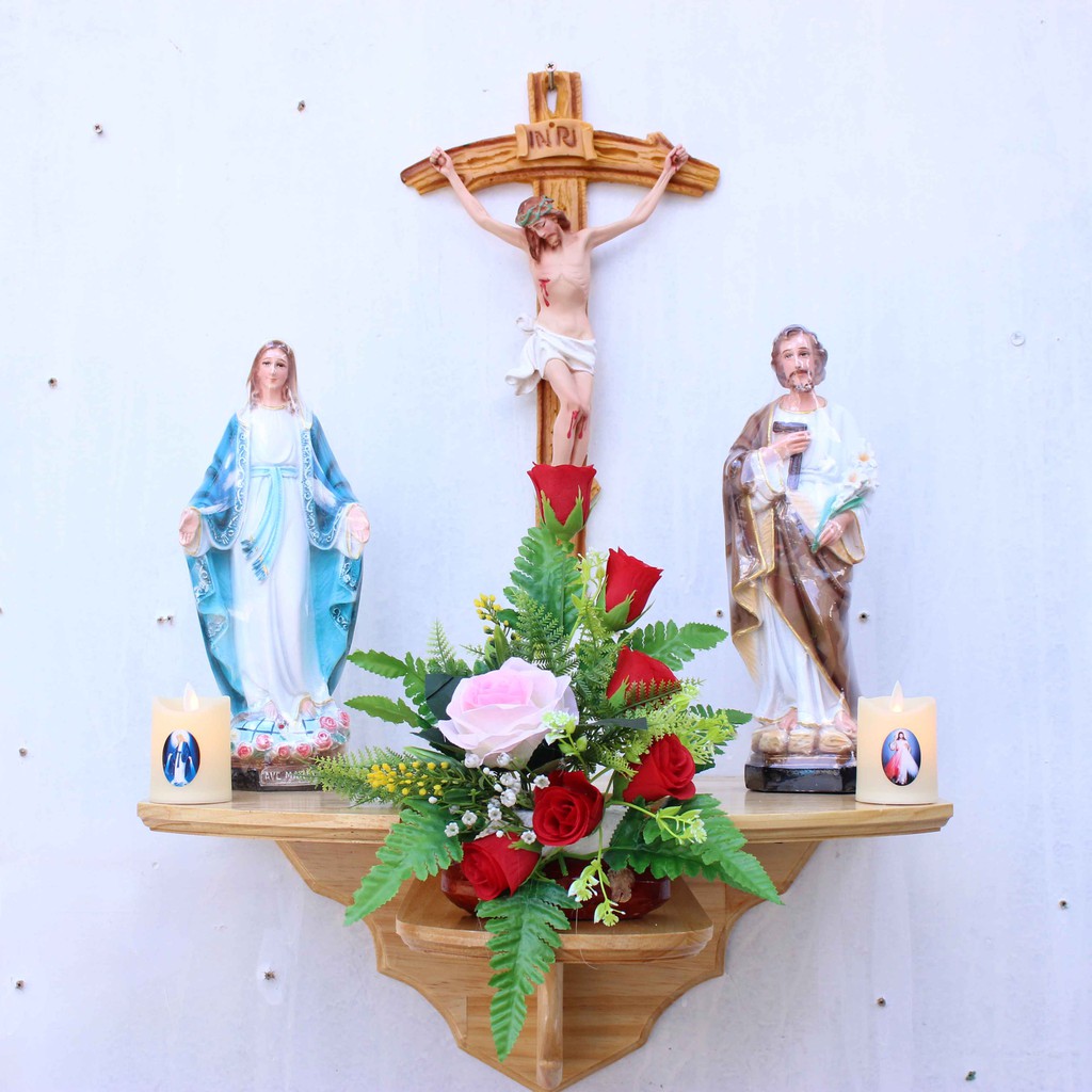 BÀN THỜ THIÊN CHÚA cm tượng 30cm