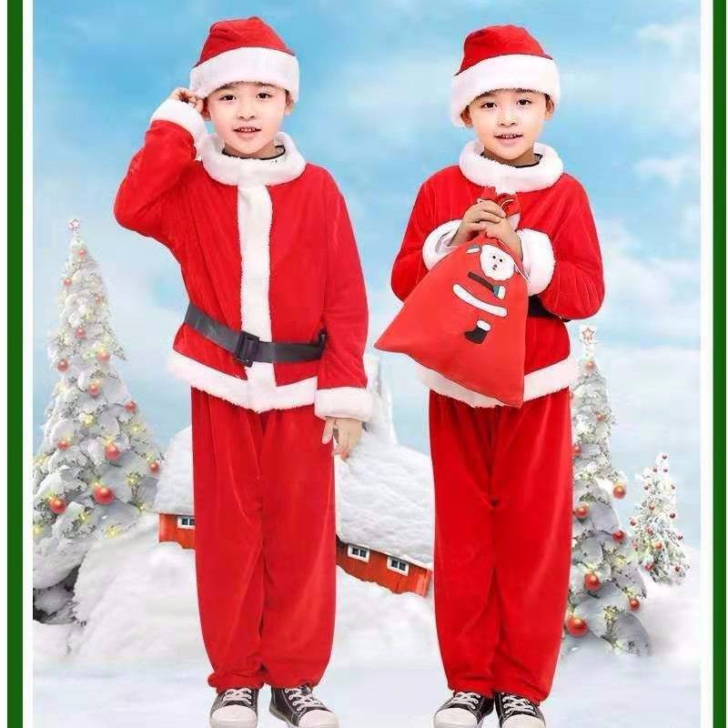 Bộ Đồ Hóa Trang Ông Già Noel Cho Bé Trai Và Gái