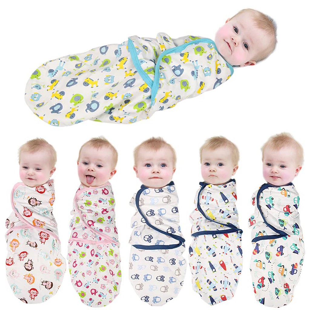 Ủ kén Swaddle 100% cotton xuân hè cho bé yêu - UKCT0470