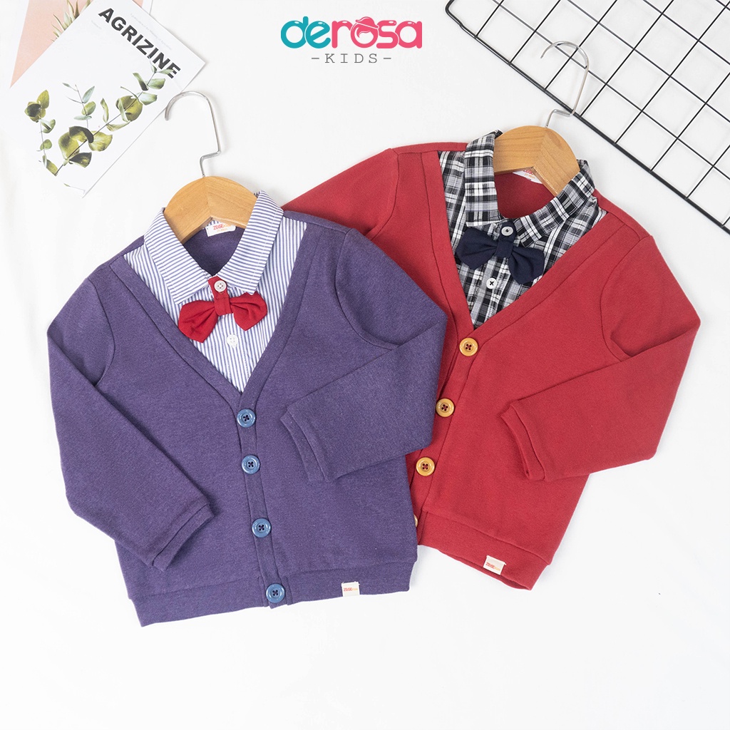 Áo caridigan cho bé chất liệu cotton | DEROSA KIDS | 2 - 6 tuổi