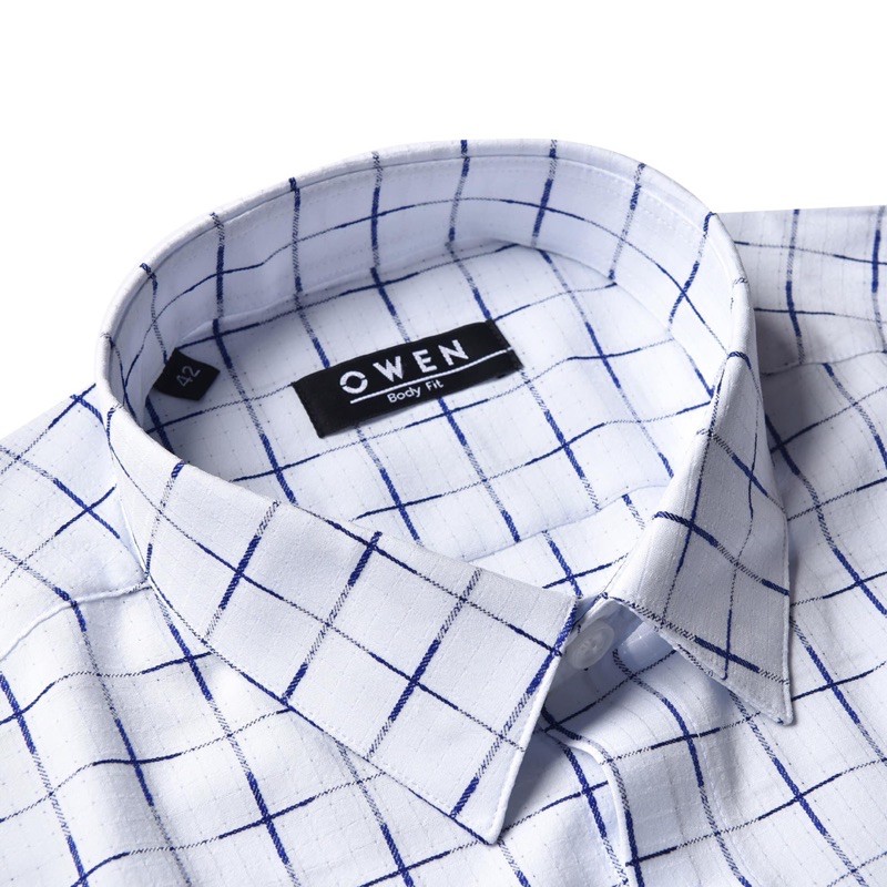 OWEN - Áo sơ mi ngắn tay Owen chất cafe 20638 - Áo sơ mi nam cộc tay