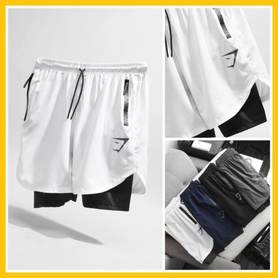 [NEW] Quần Short Thể Thao Nam Vải Dù Hai Lớp Cho GYMMER [ĐỒ TẬP]