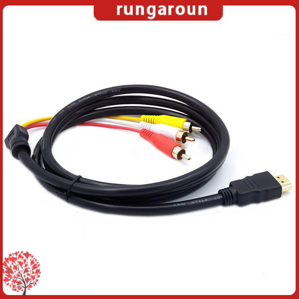 Cáp chuyển đổi HDMI sang 3Rca Scart 1.5M 3 Rca Phono | BigBuy360 - bigbuy360.vn
