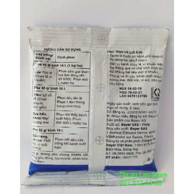 Thuốc Trừ Bệnh Cây Trồng Aliette 80WG ( gói 100g)