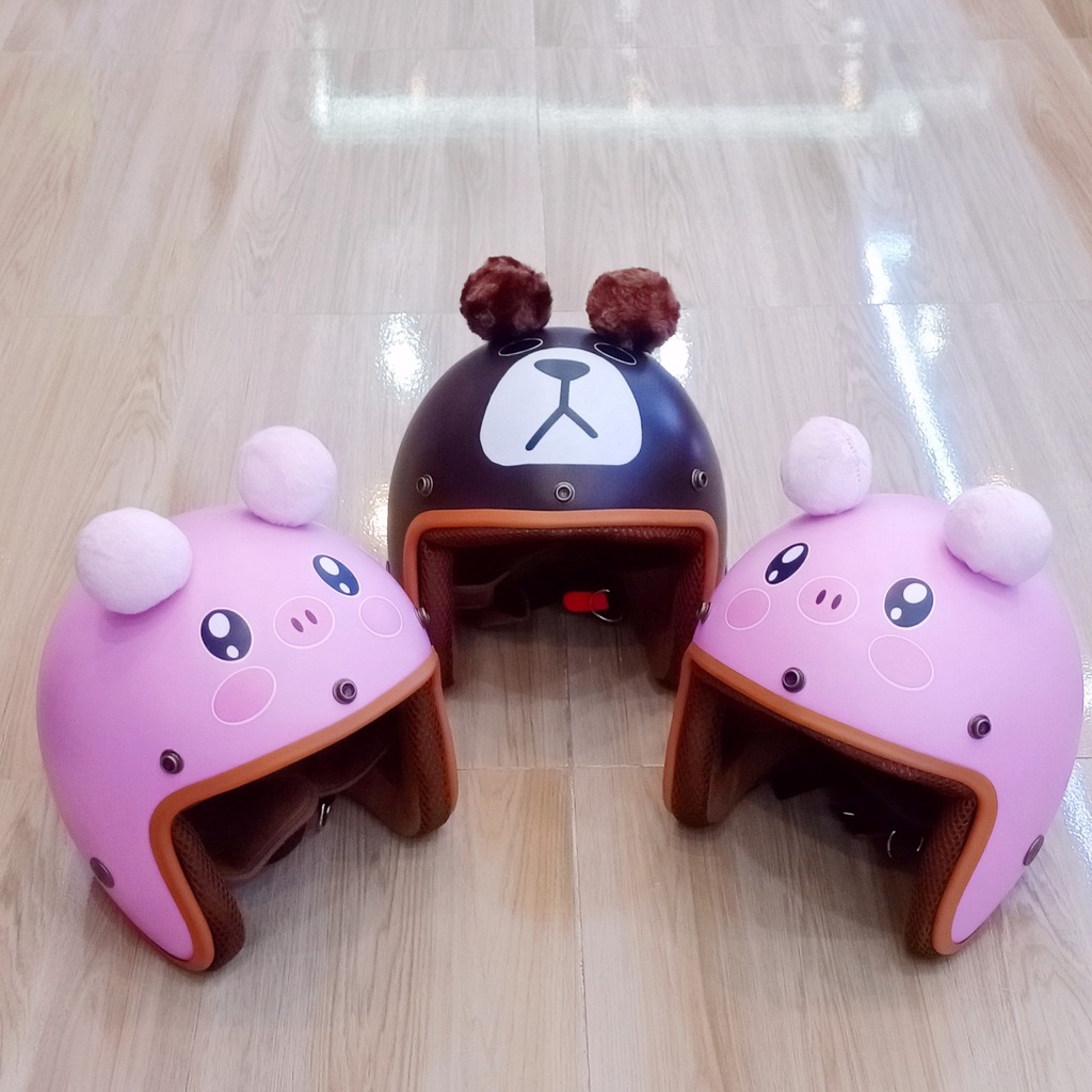 Nón Bảo Hiểm 3/4 PIKACHU Người Lớn