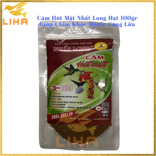 Cám Hút Mật Nhất Long 100gr - Giúp Chim Khỏe Mạnh, Căng Lửa