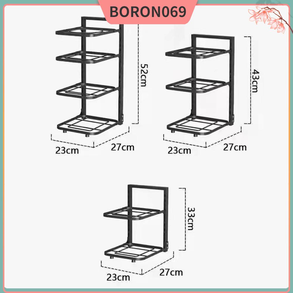 Kệ để xoong nồi nhiều tầng, kệ để đồ gầm bếp và tủ bếp tiện lợi  2-4 tầng Boron069