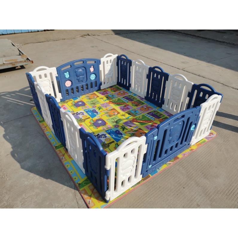 Bộ quây cũi nhựa nguyên sinh TẶNG THẢM + 100 BÓNG