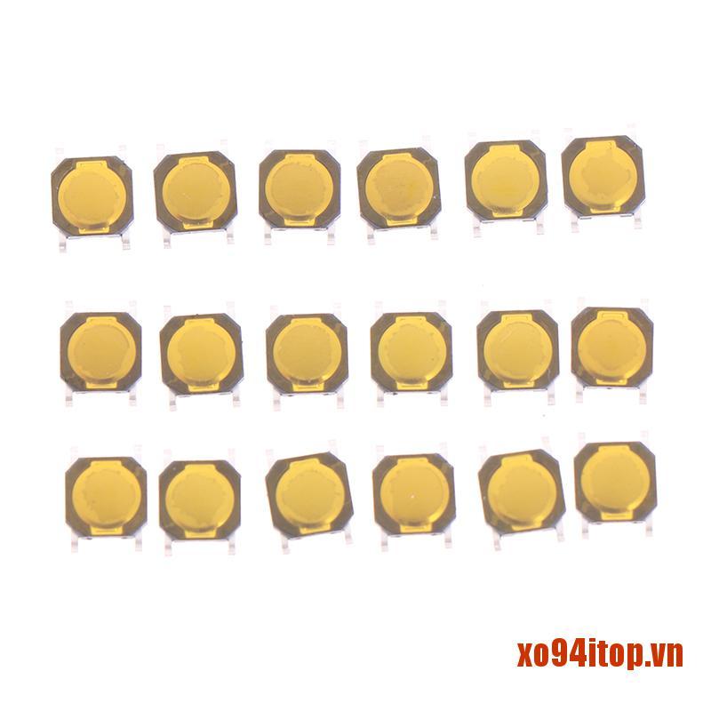 XOTOP 1000Pcs Touch Switch 4*4*0.8mm 4PIN Metal Tactile Micro SMT Push Button Sw