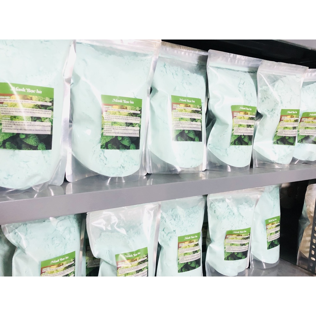 Bột đắp mặt nạ Bạc Hà gói 1kg dưỡng da bù ẩm