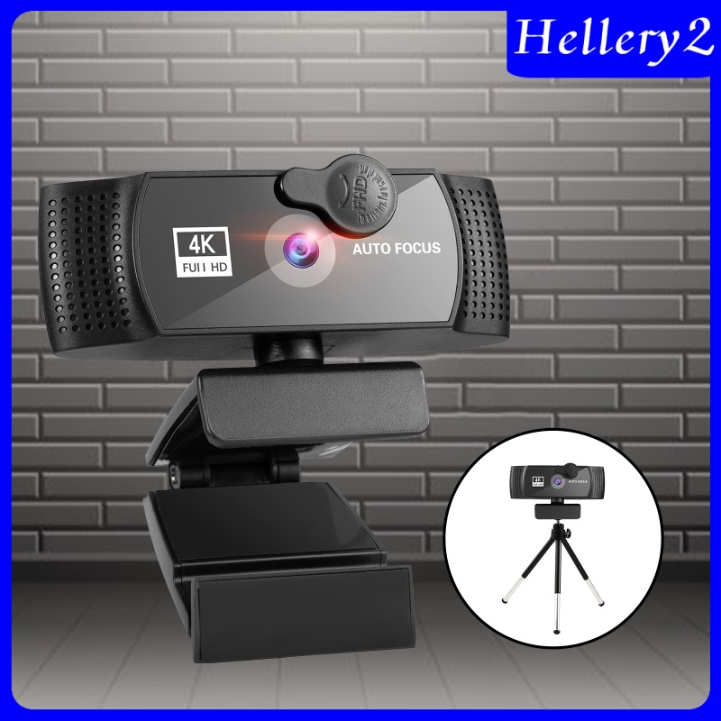 [HELLERY2] Webcam 1080p HD w/ Noise-Cancelling Microphone USB for Gaming PC Desktop