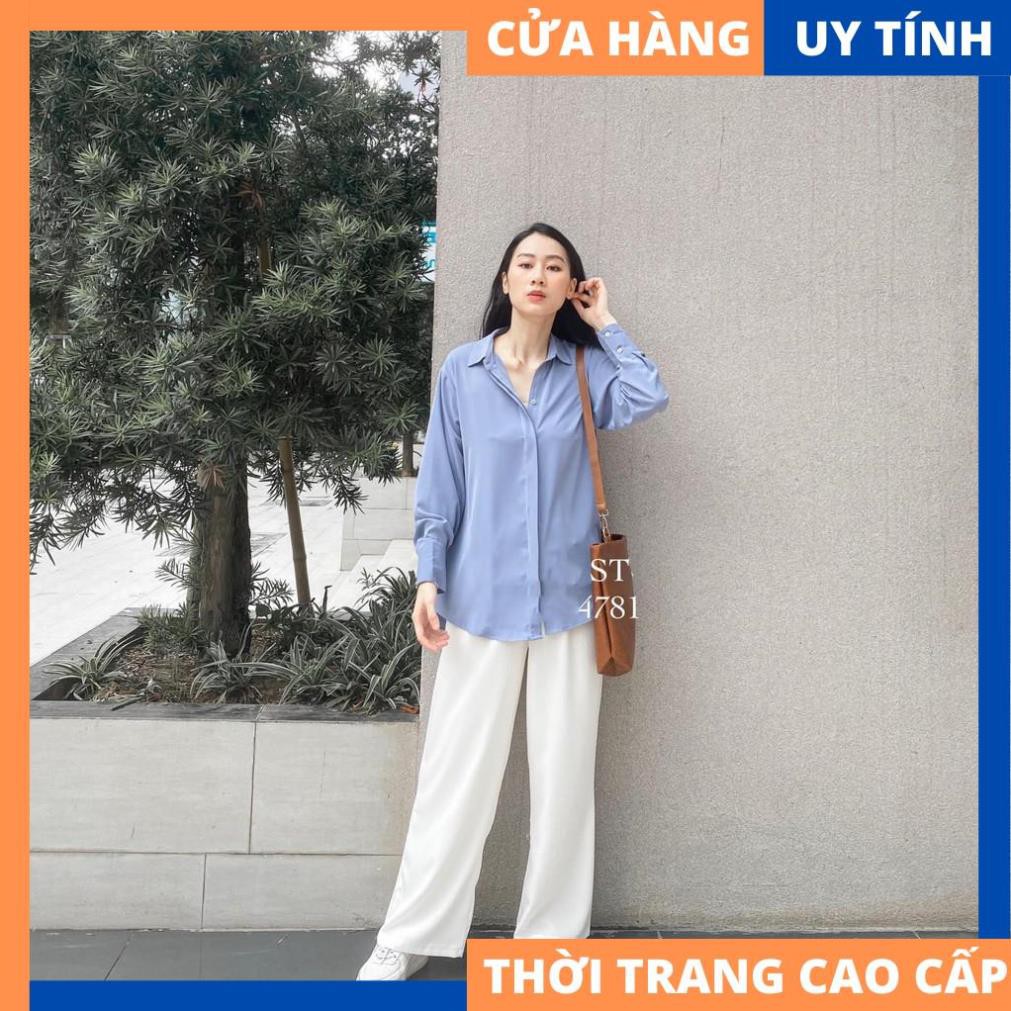 Áo sơ mi form rộng Bazic dấu quần nhiều màu cực đẹp [HÀNG CAO CẤP]