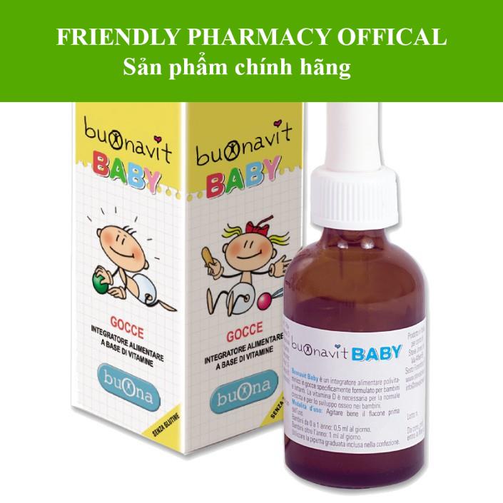 Buonavit Baby - Vitamin giúp trẻ ăn ngon, giảm biếng ăn, tăng sức đề kháng (20ml)