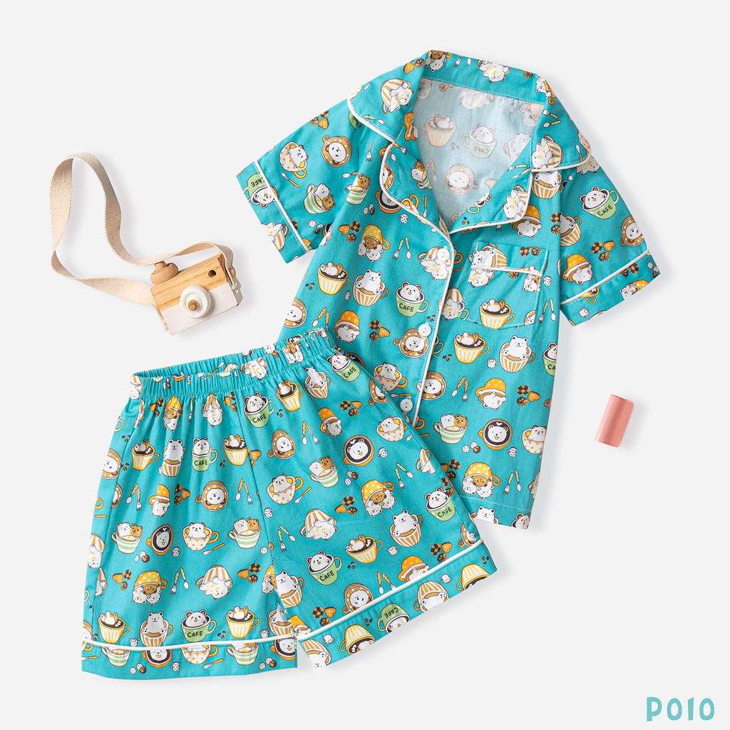 Bộ Pijama Cho Bé 5 Màu Dễ Thương Xinh Xắn BELLO LAND