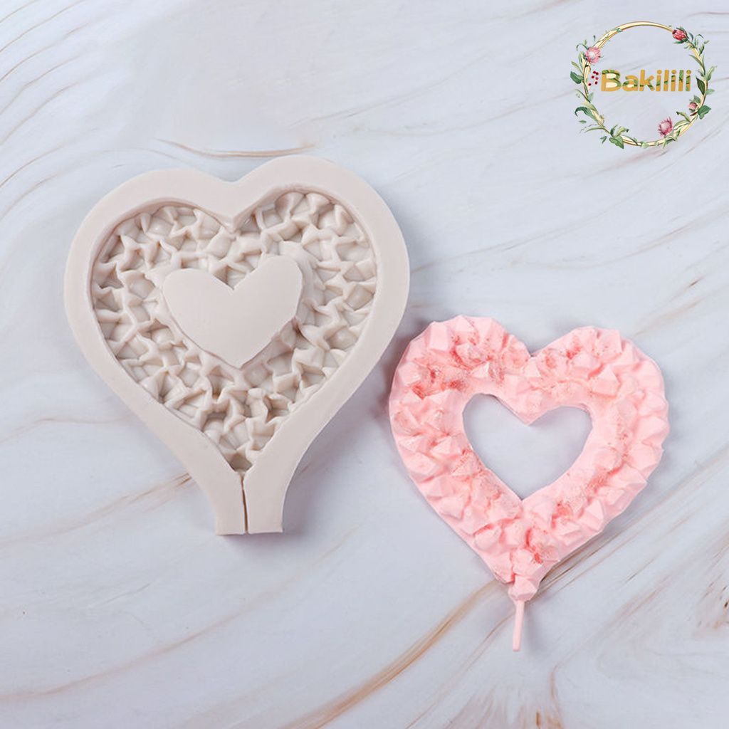 Khuôn Silicone Làm Kẹo Mút / Sô Cô La Hình Kim Cương / Trái Tim / Chữ Love / Kẹo Mút Diy