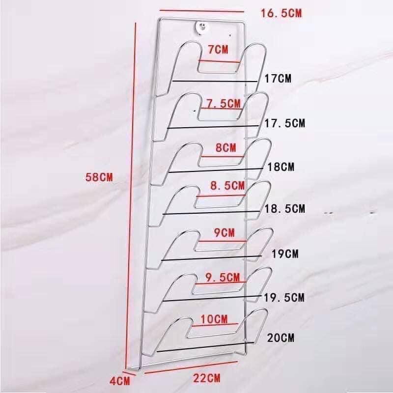 giá úp vung nồi 7 tầng