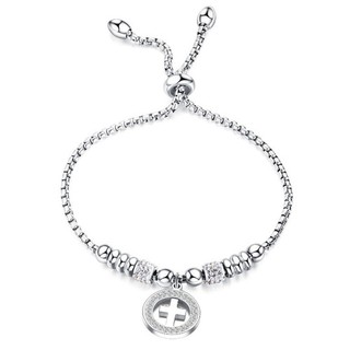 Lắc tay dây rút ko đen tt 2834